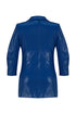 Egyptian blue double- breasted jacket